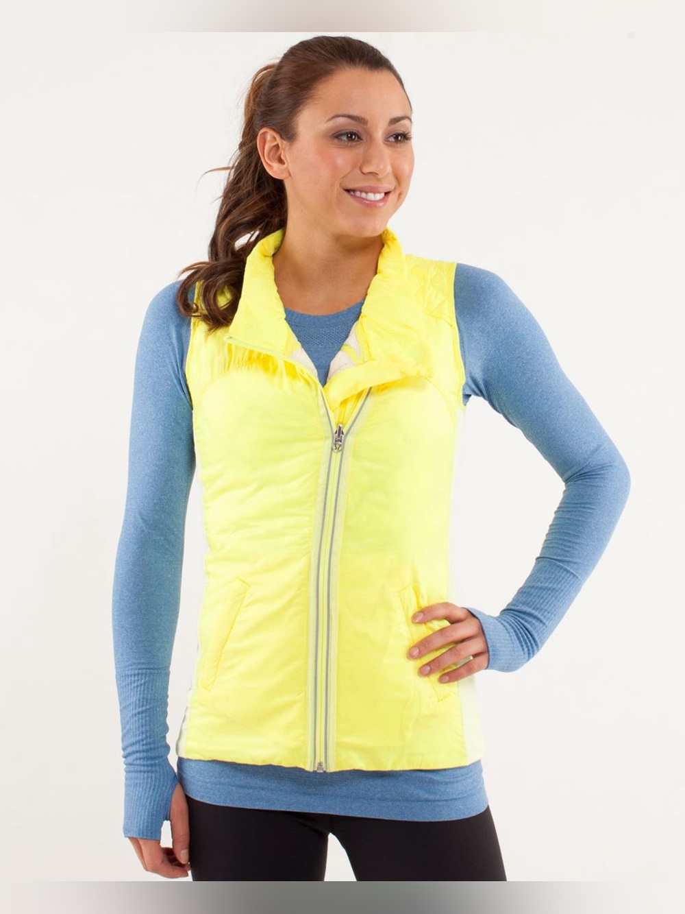 Lululemon What The Fluff Athletic Vest In Clarity Yellow Size 4